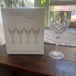 Marquis by Waterford Crystal Wine Goblet Set - Clear